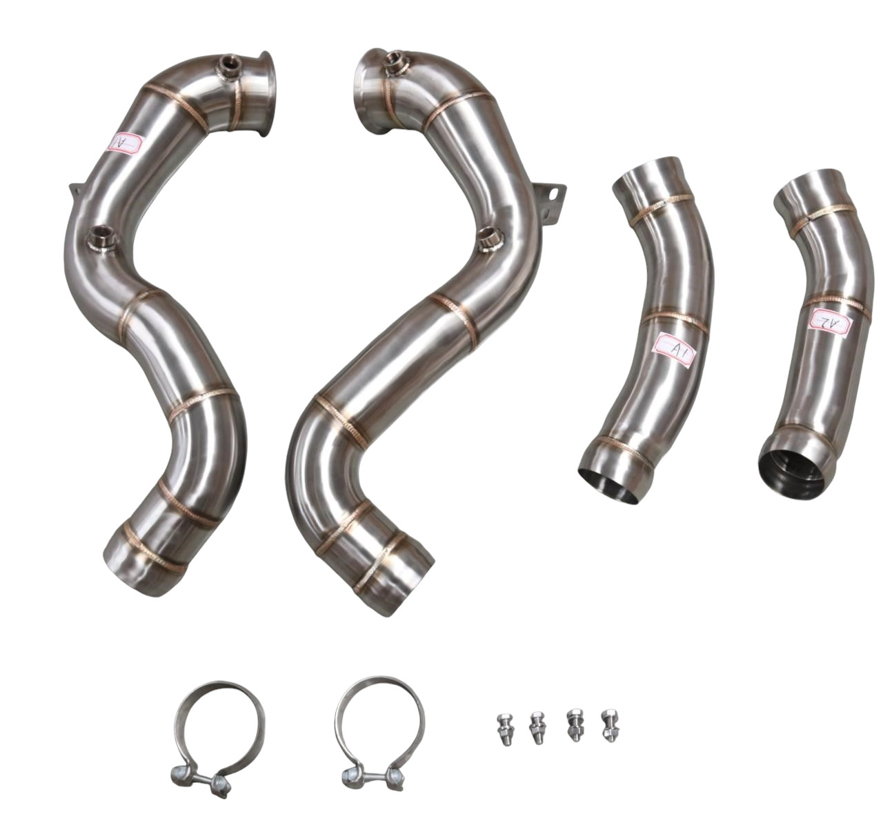 Untd. Performance 3.5inch Catless Downpipe - Mercedes-Benz AMG W205 C63