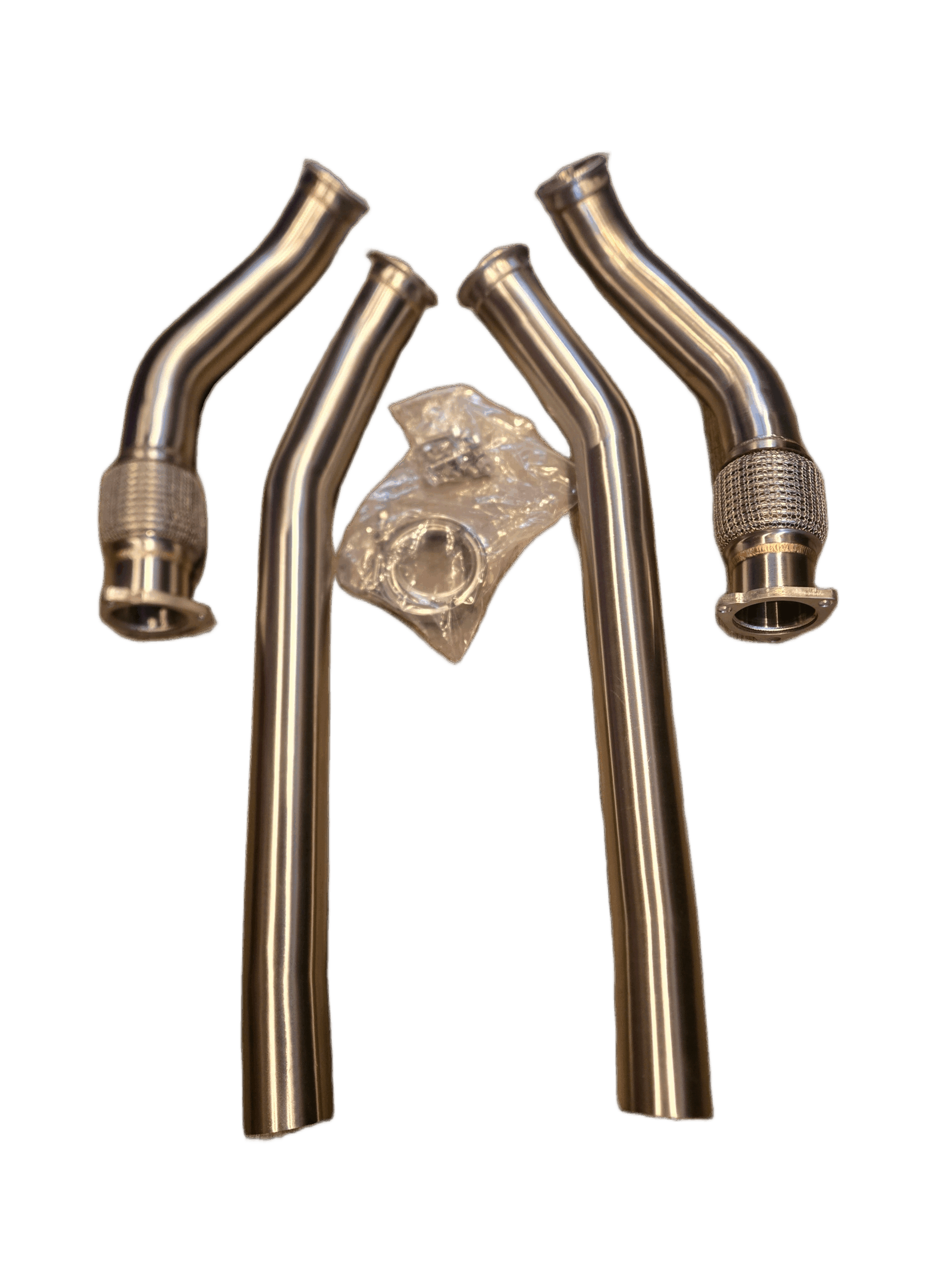 Untd. Performance Catless Lower Downpipe W/ V-Bands Audi 3.0T Supercharged - S4 S5 SQ5 B8 B8.5 - A6 A7 C7 C7.5 - Image 4